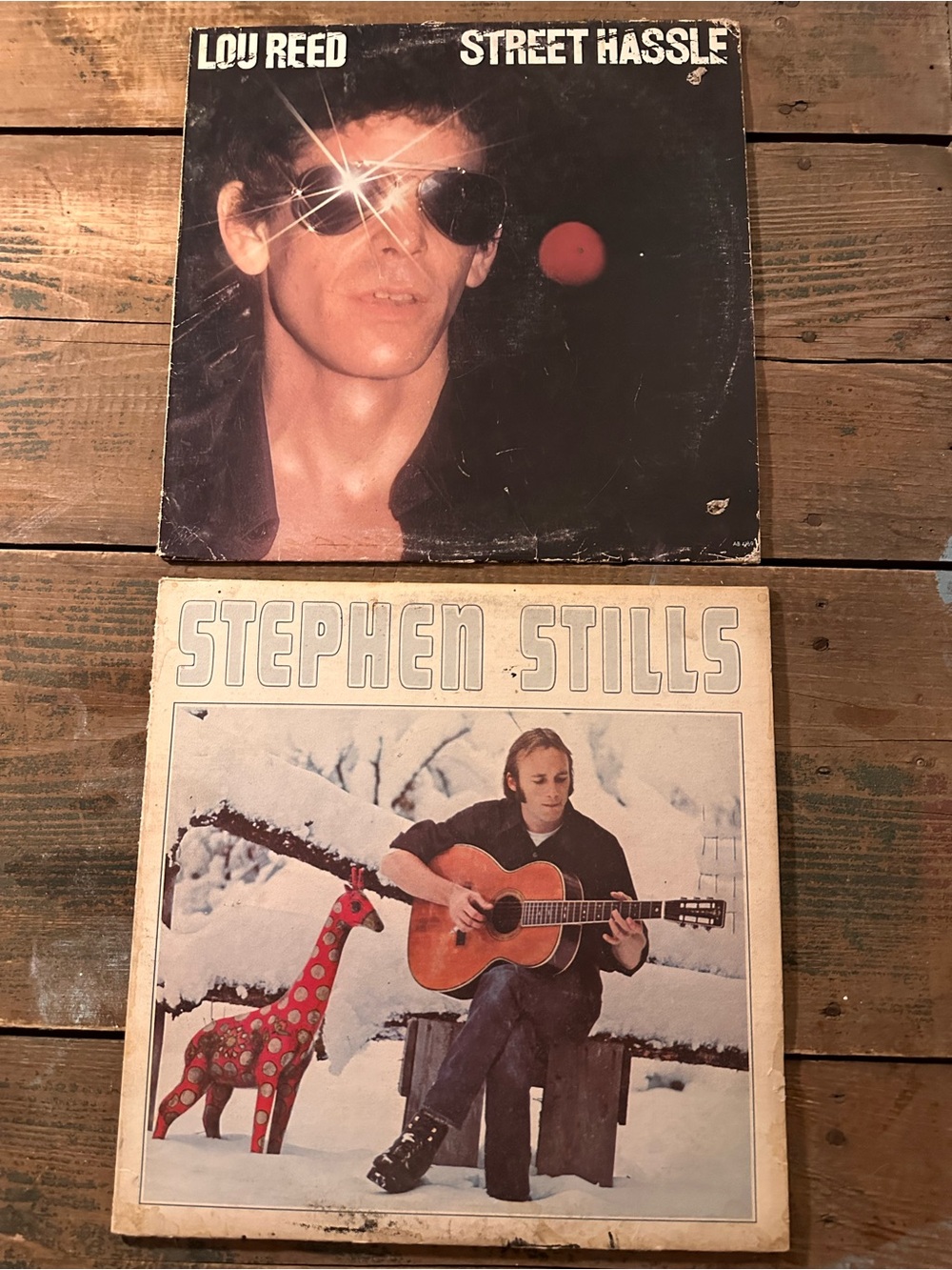 ⭐️ Lou Reed and Stephen Stills Vintage Vinyl Records